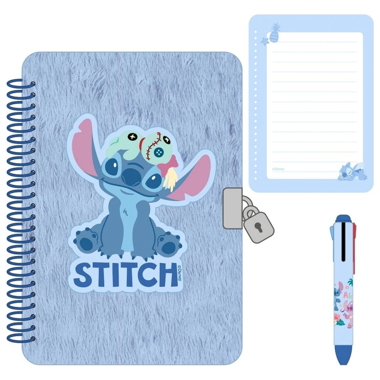 Disney Stitch Dnevnik + 4-barvno pisalo fotografija izdelka
