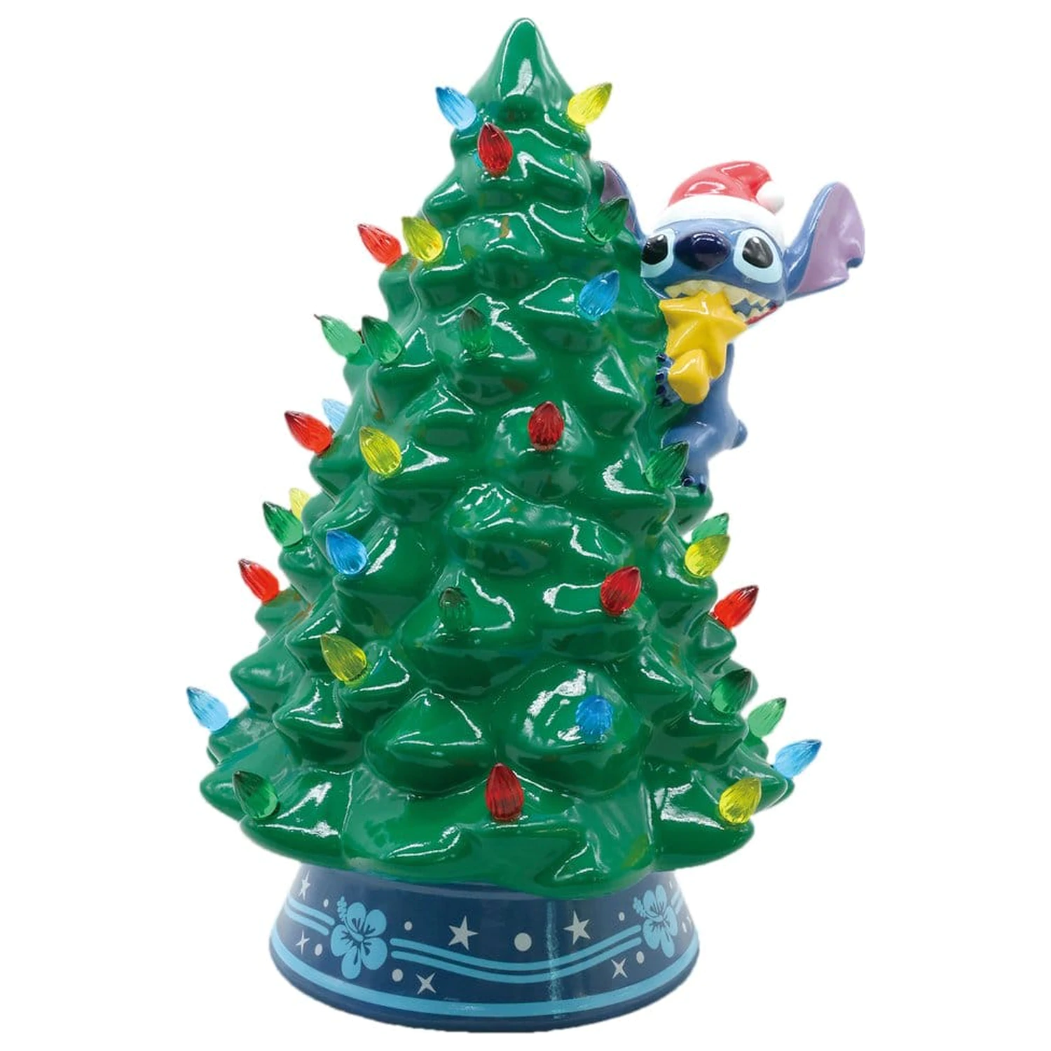 Disney keramično božično drevo z lučkami Stitch 30 cm fotografija izdelka