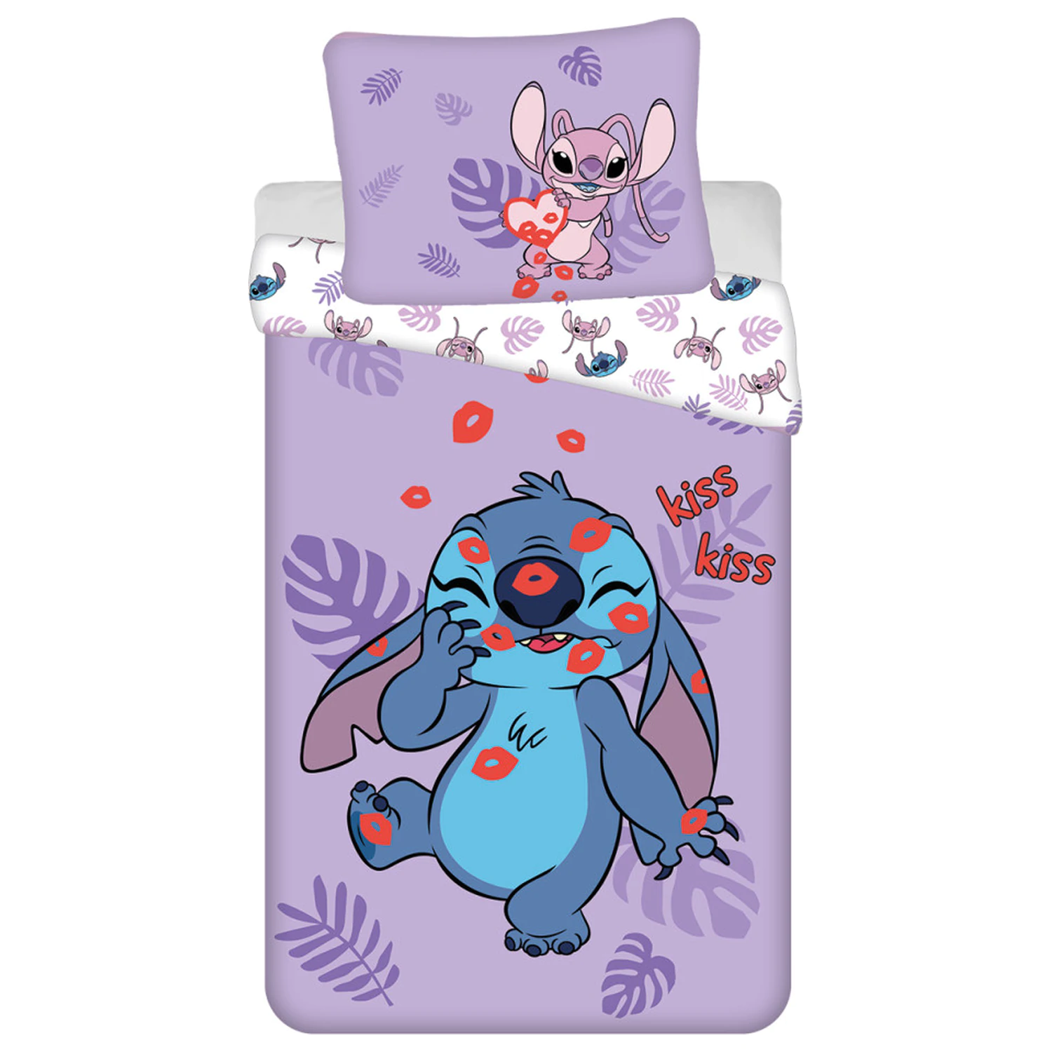 Disney Stitch Kiss prevleka za odejo fotografija izdelka