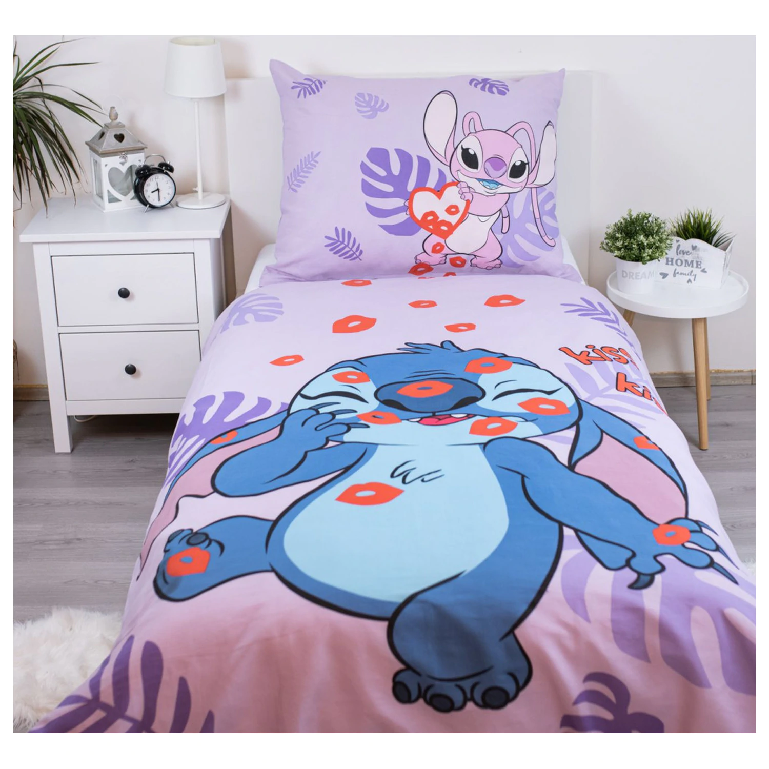 Disney Stitch Kiss prevleka za odejo fotografija izdelka