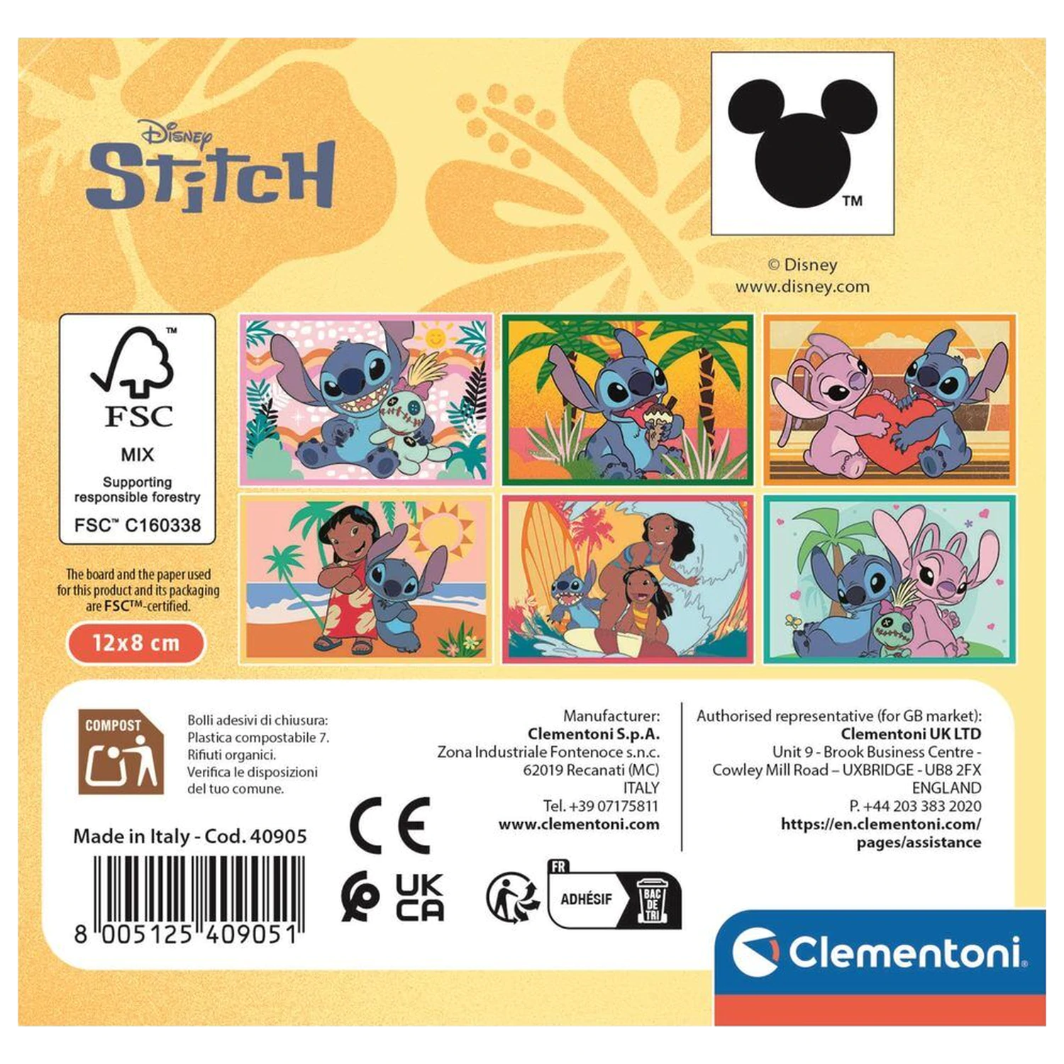 Disney Stitch kocke sestavljanka 6 kosov fotografija izdelka