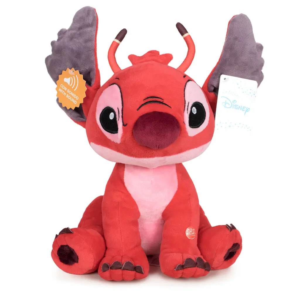 Disney Stitch Leroy mehak plišasta igrača z zvokom 30 cm fotografija izdelka