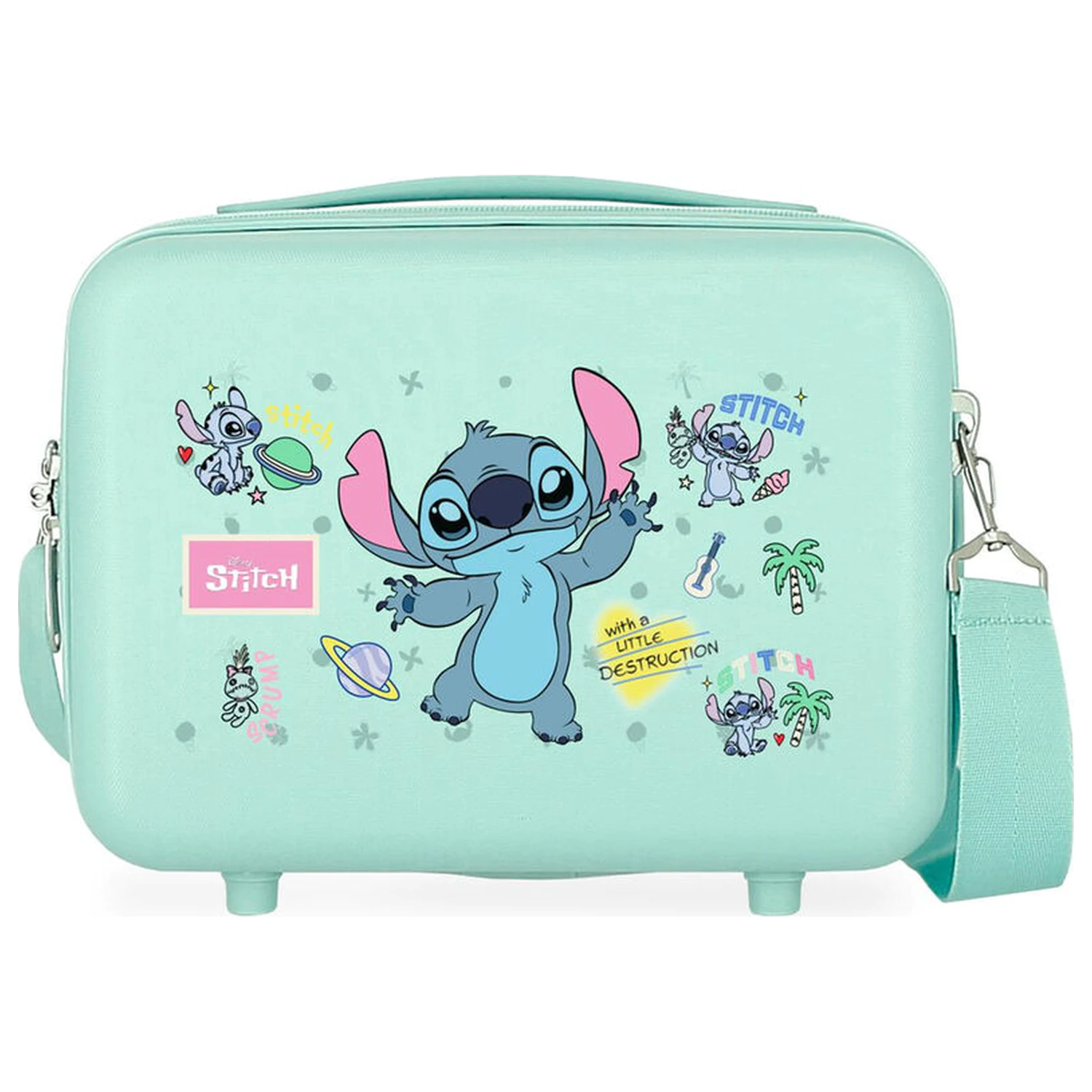 Disney Stitch Little Destrution ABS prilagodljiv kozmetični kovček 29 cm fotografija izdelka
