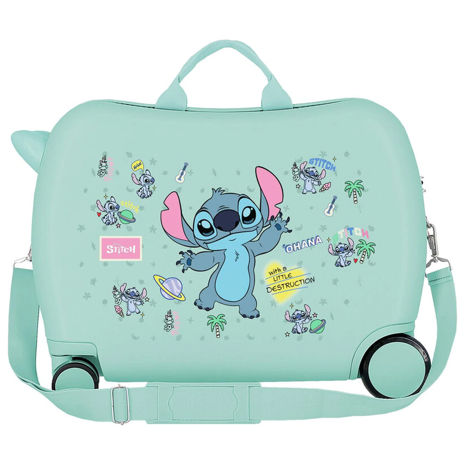 Disney Stitch Little Destrution ABS potovalni kovček na kolesih 50cm fotografija izdelka