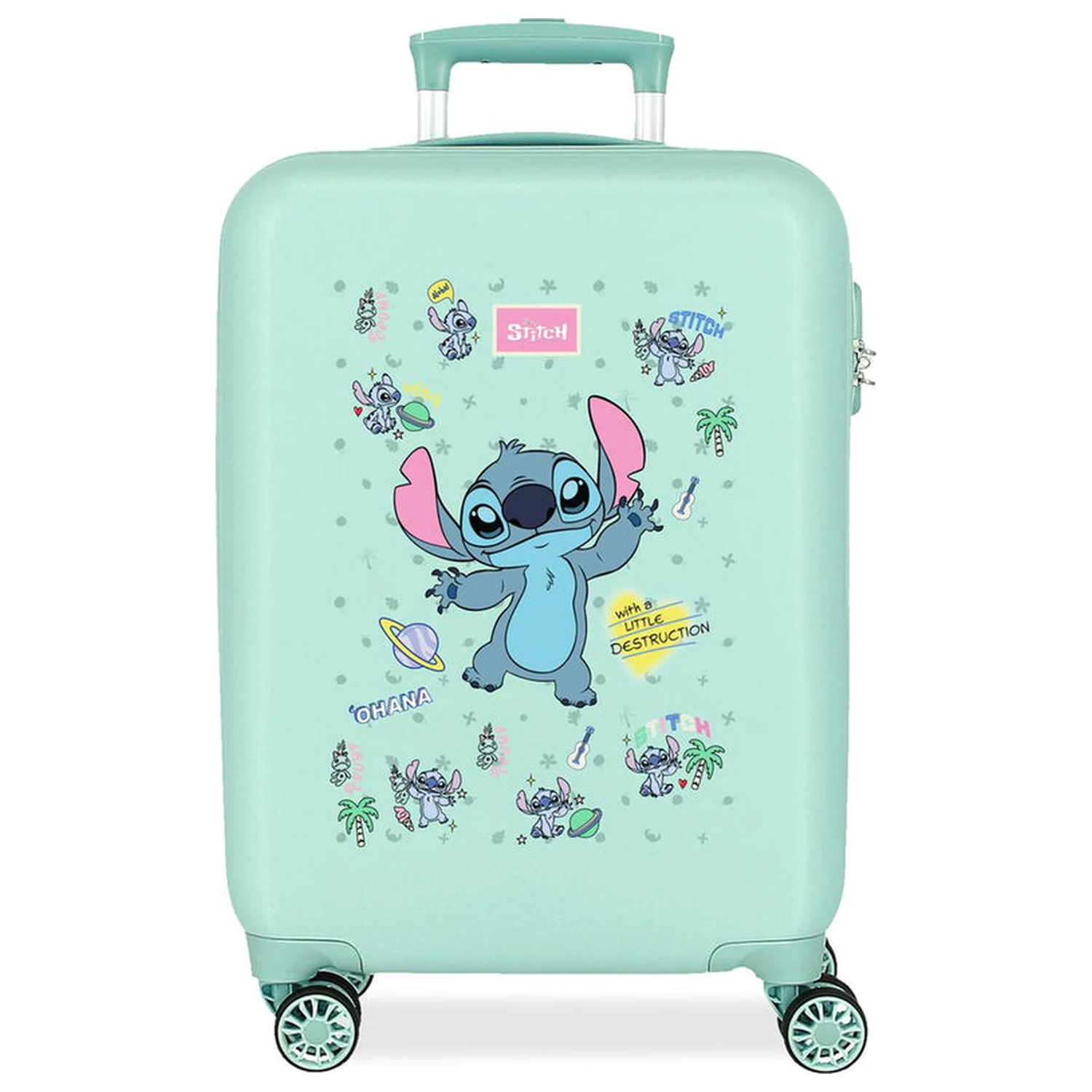 Disney Stitch Little Destrution ABS potovalni kovček 55cm fotografija izdelka