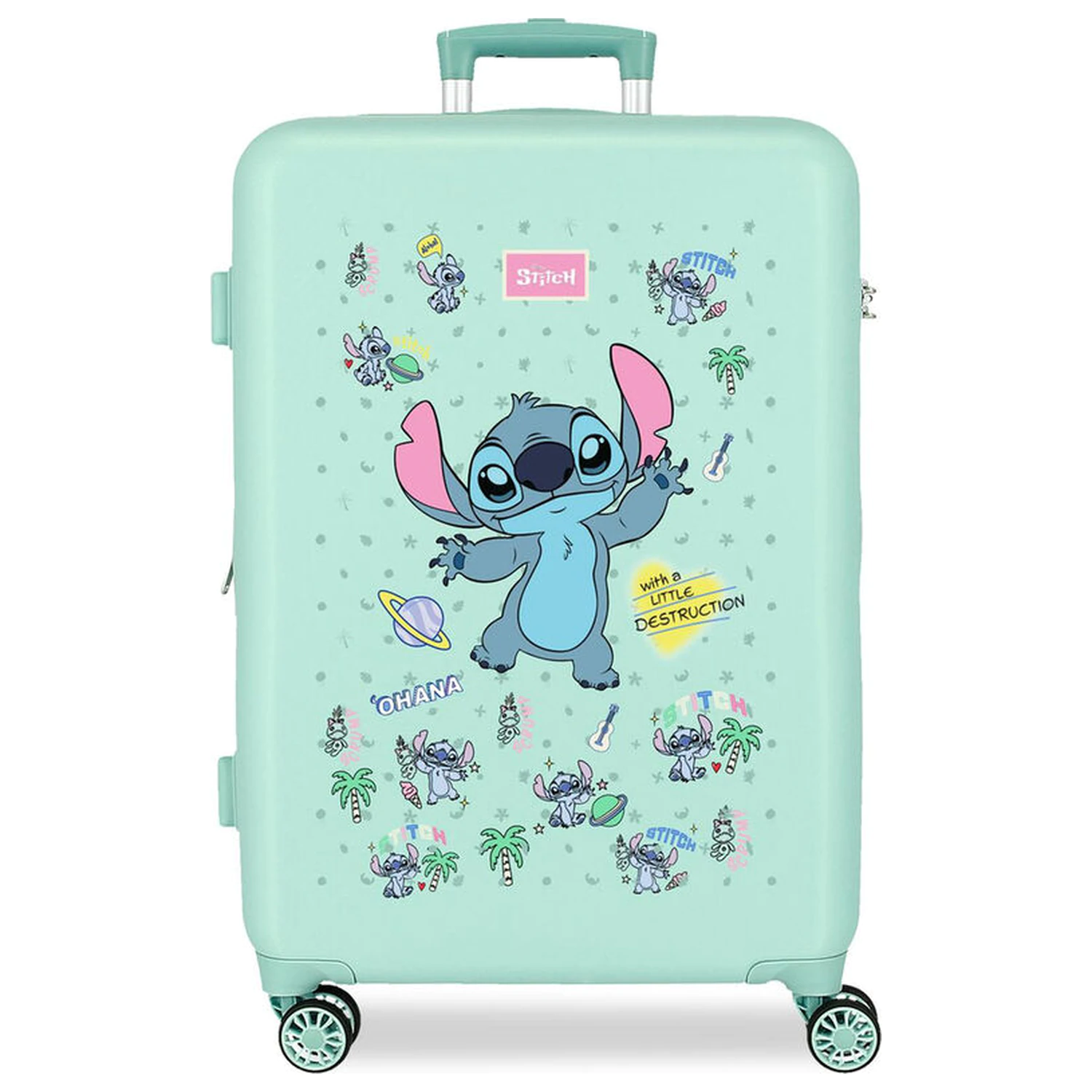 Disney Stitch Little Destruction ABS potovalni kovček na kolesih 65 cm fotografija izdelka