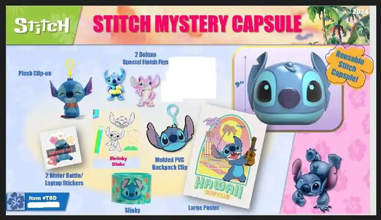 Disney Stitch kapsula presenečenja 22,5 cm fotografija izdelka