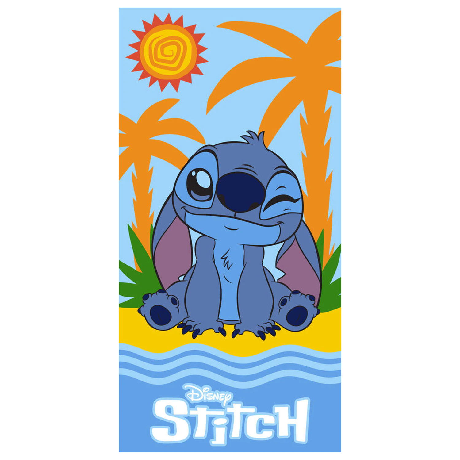 Disney Stitch mikroflis brisača za plažo fotografija izdelka