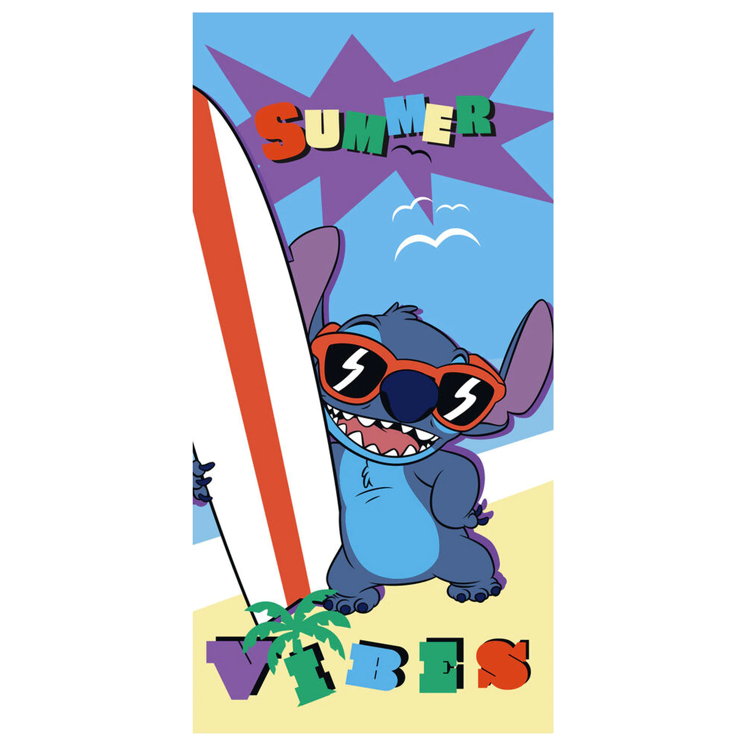 Disney Stitch brisača za plažo iz mikrovlaken fotografija izdelka