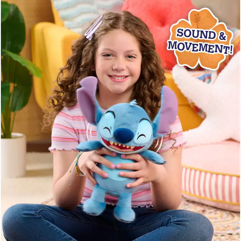 Disney Stitch plišasta igrača 28 cm sound & movement fotografija izdelka