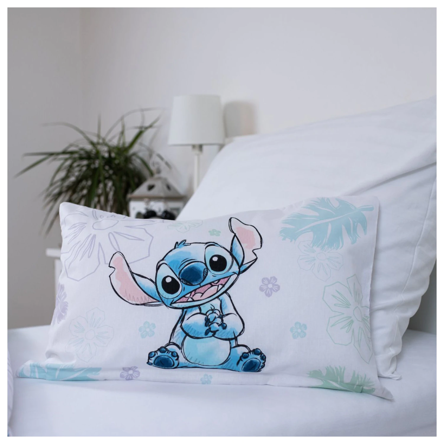 Disney Stitch Ohana White otroška prevleka za odejo fotografija izdelka