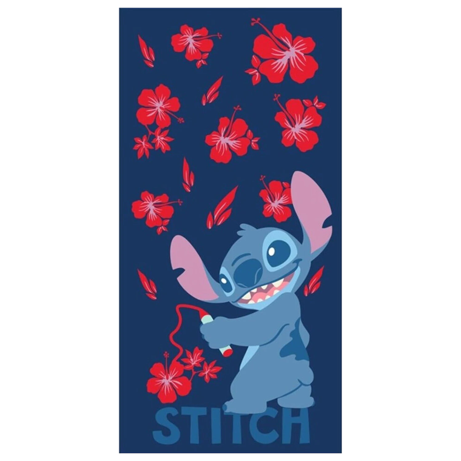 Disney Stitch bombažna brisača za plažo fotografija izdelka