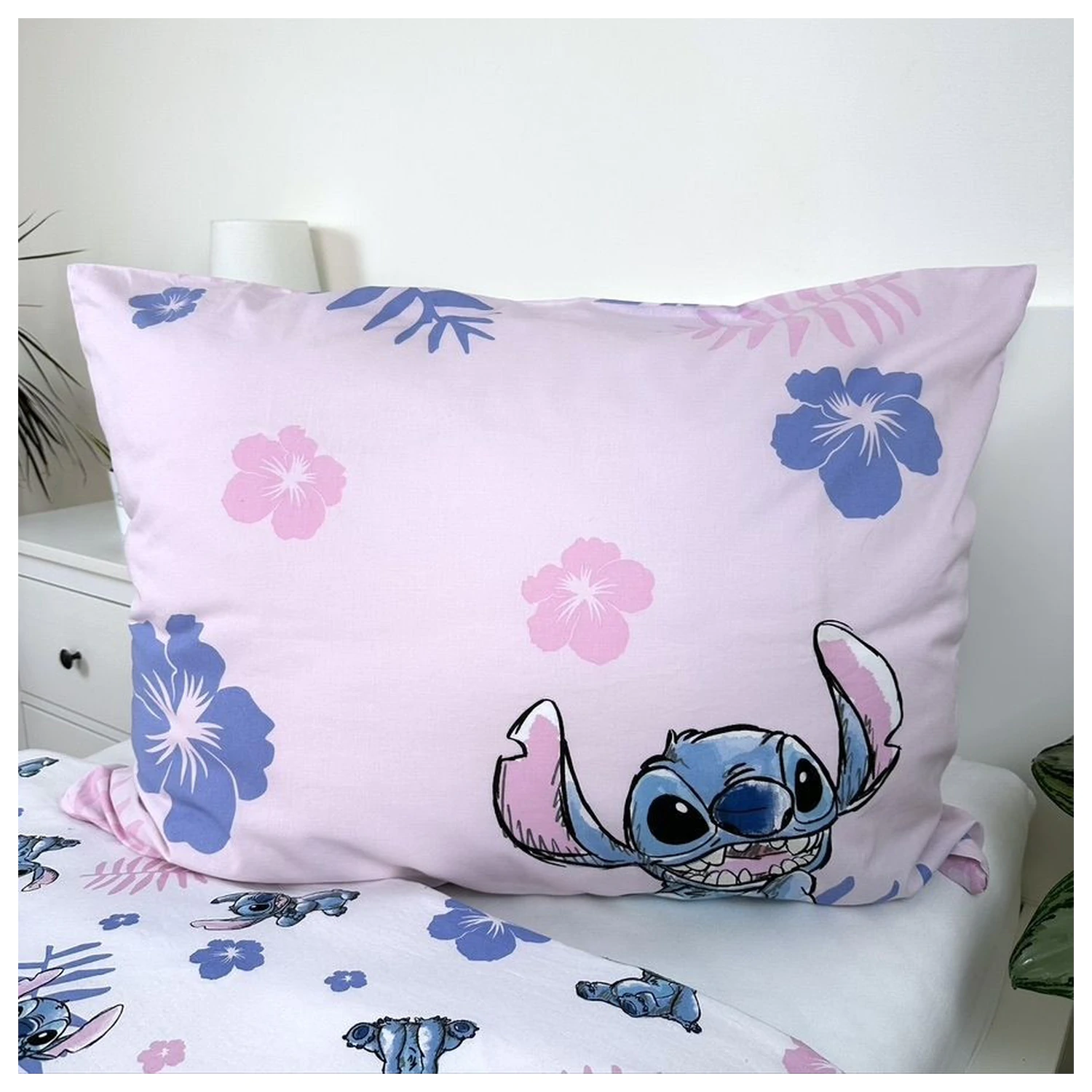Disney Stitch Rožnata Prevleka za odejo fotografija izdelka