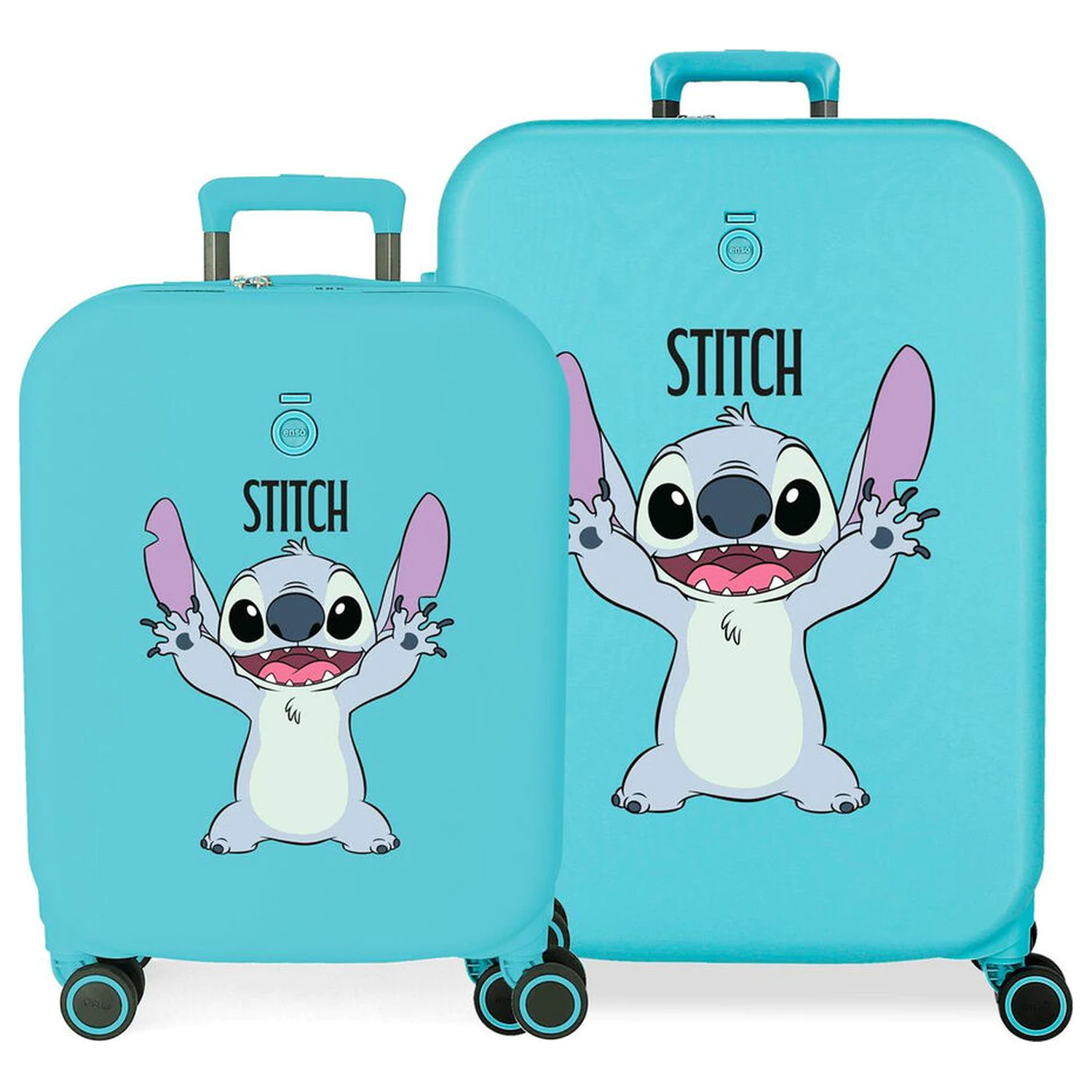 Disney Stitch Playful Set 2 ABS potovalni kovčki na kolesih 55-70cm fotografija izdelka