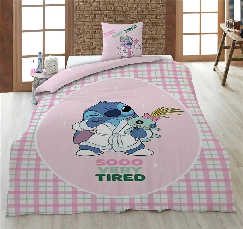 Disney Stitch policotton prevleka za odejo postelja 90cm fotografija izdelka
