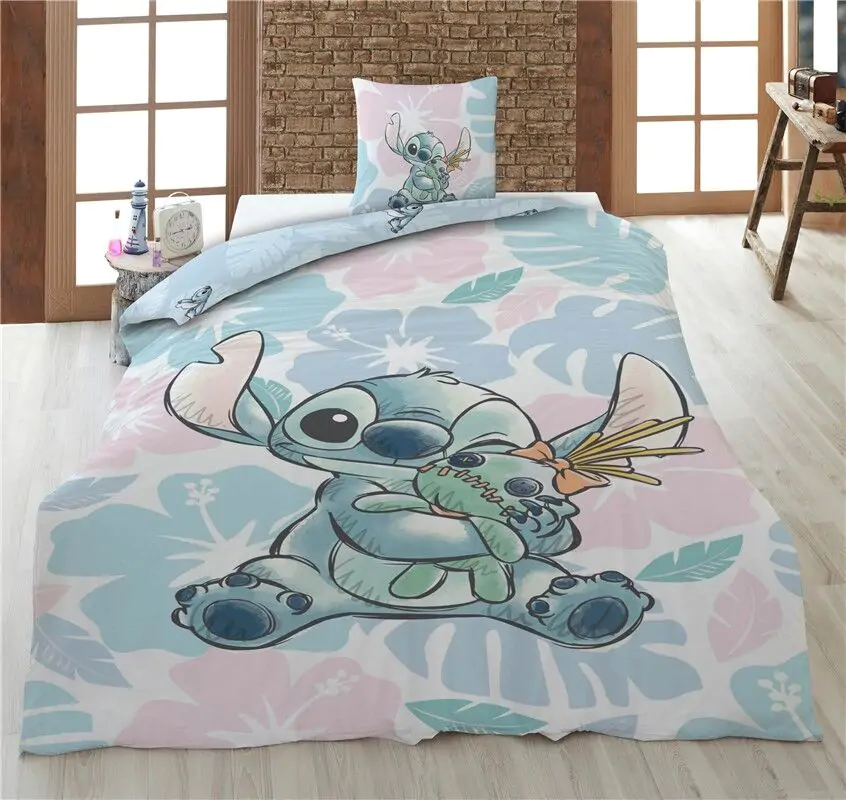 Disney Stitch policotton prevleka za odejo postelja 90cm fotografija izdelka