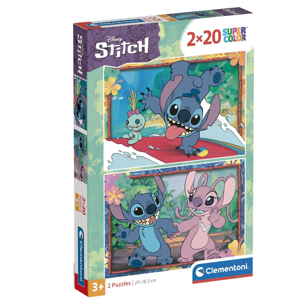 Disney Stitch sestavljanka 2 x 20 kosov fotografija izdelka