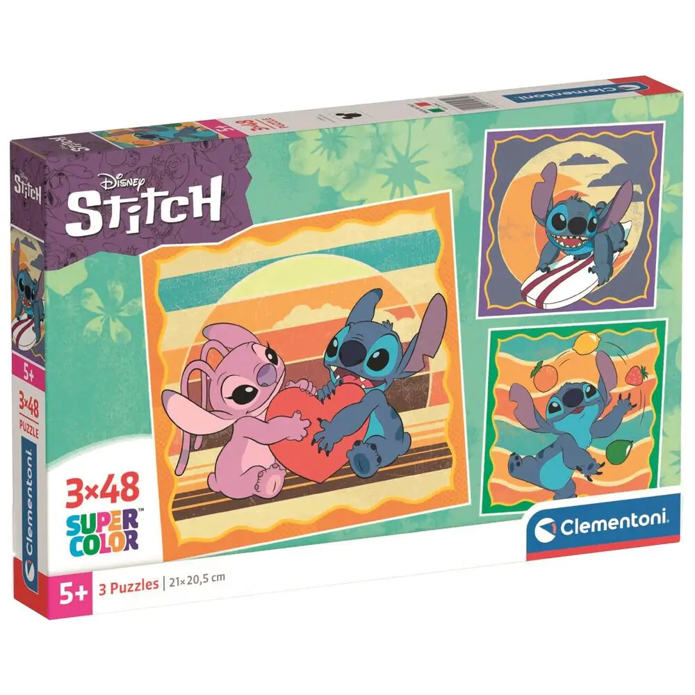 Disney Stitch sestavljanka 3 x 48 kosov fotografija izdelka