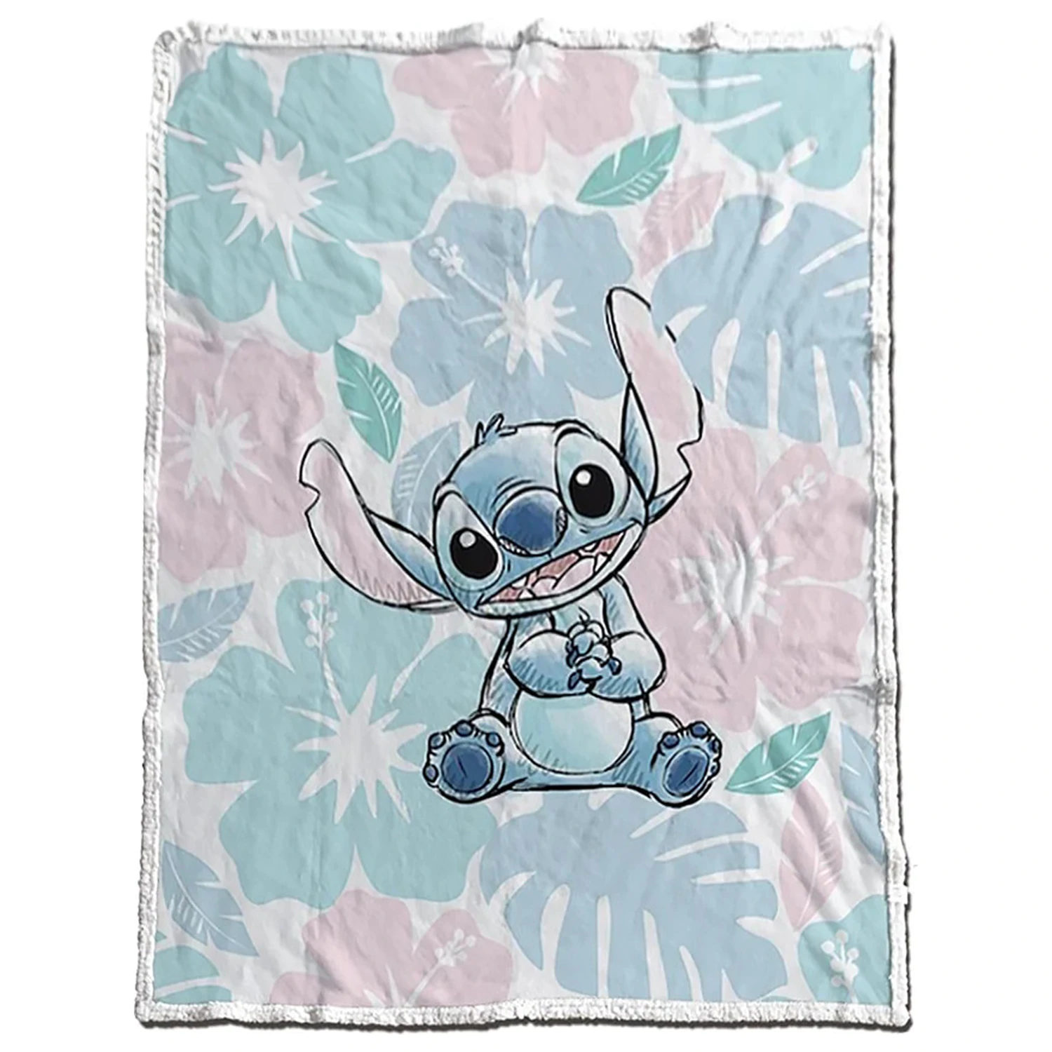 Disney Stitch Settle odeja iz šerpa flisa fotografija izdelka