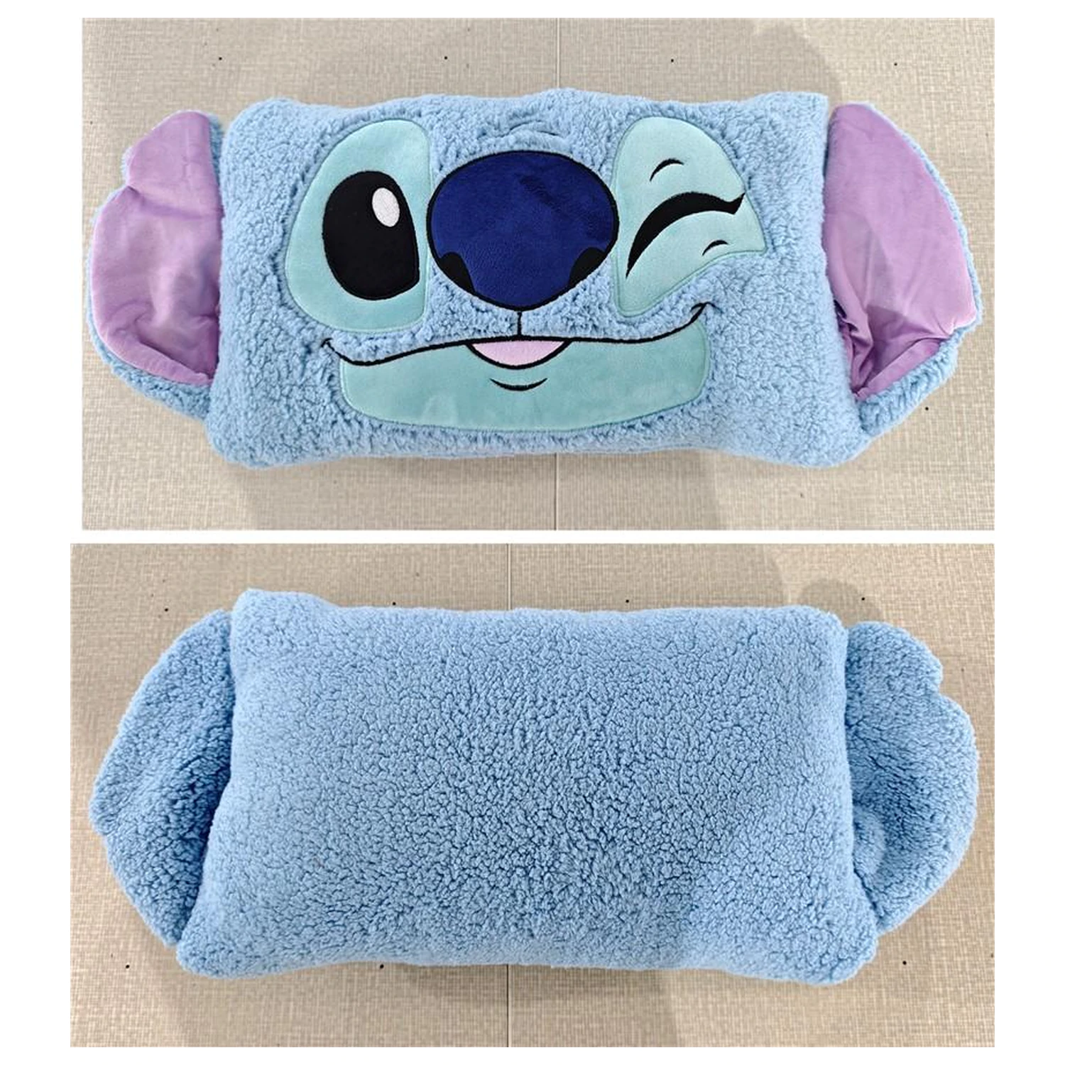 DISNEY Stitch Sherpa Blazina 35x38cm fotografija izdelka