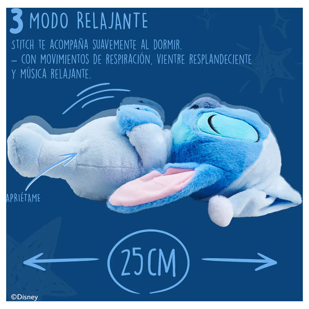 Disney Stitch Sleepy plišasta igrača 31 cm z zvokom fotografija izdelka