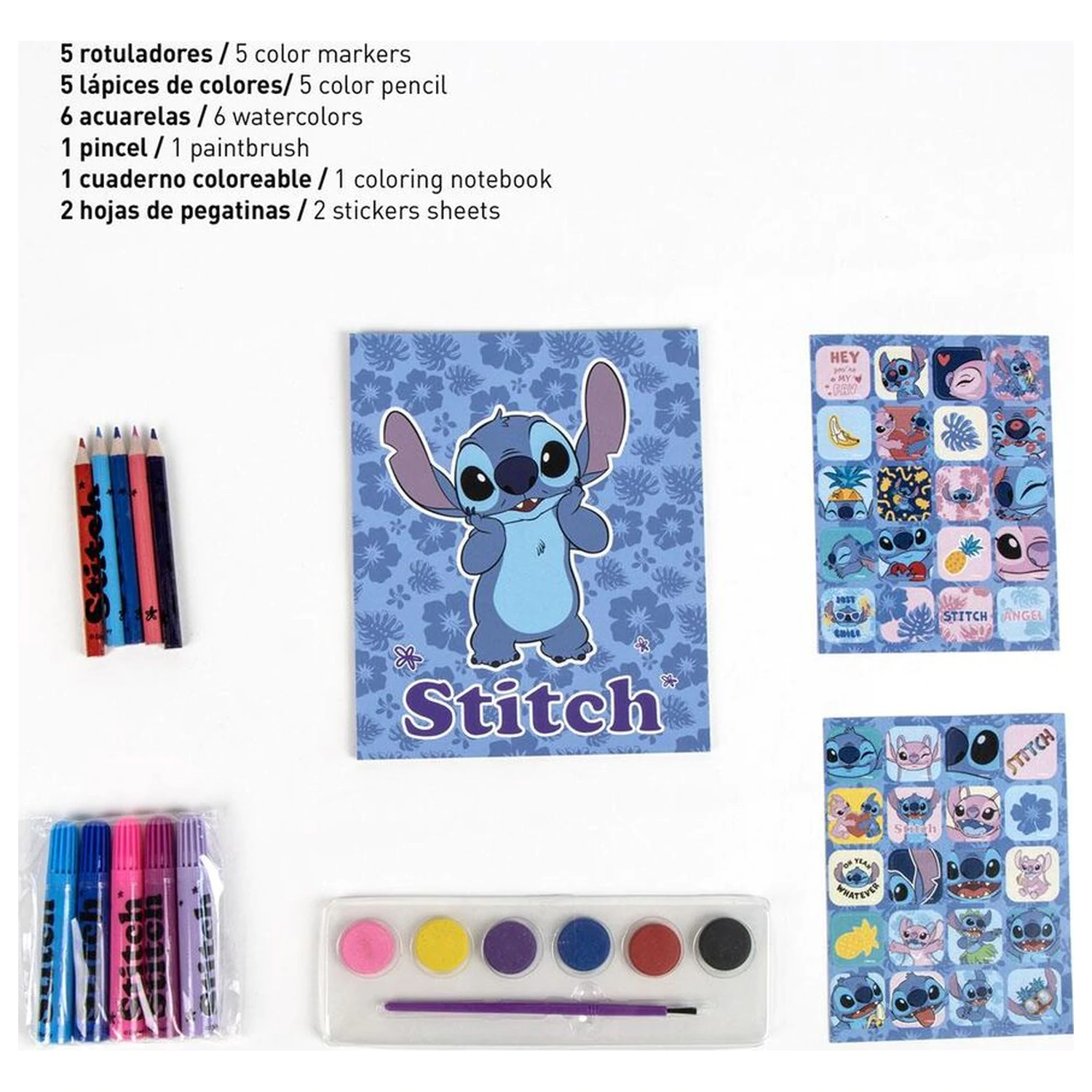 Disney Stitch nahrbtnik set pisarniških potrebščin fotografija izdelka