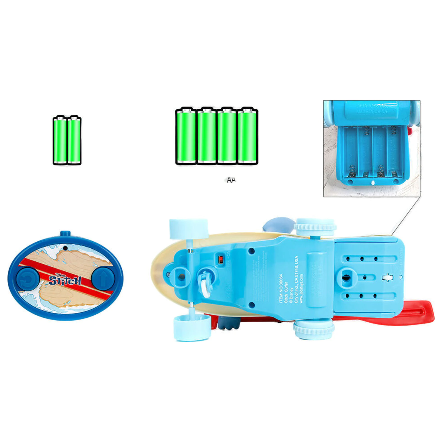 Disney Stitch deska za deskanje na daljinsko upravljanje fotografija izdelka