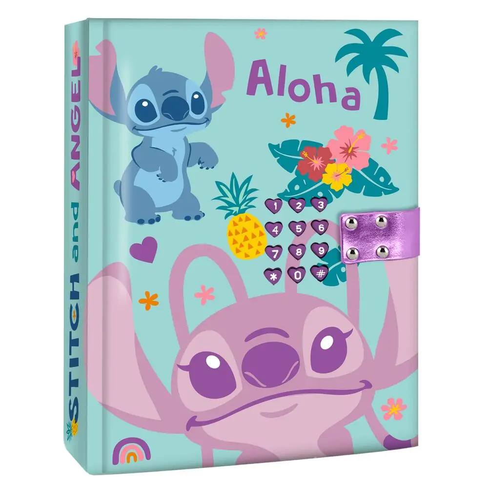 Disney Stitch skrivni dnevnik s kodo fotografija izdelka