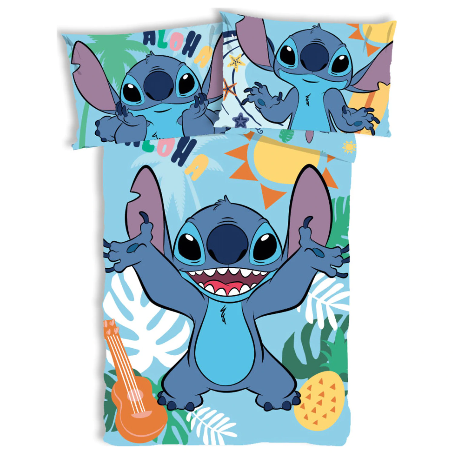 Disney Stitch Tropical Paradise otroška prevleka za odejo fotografija izdelka