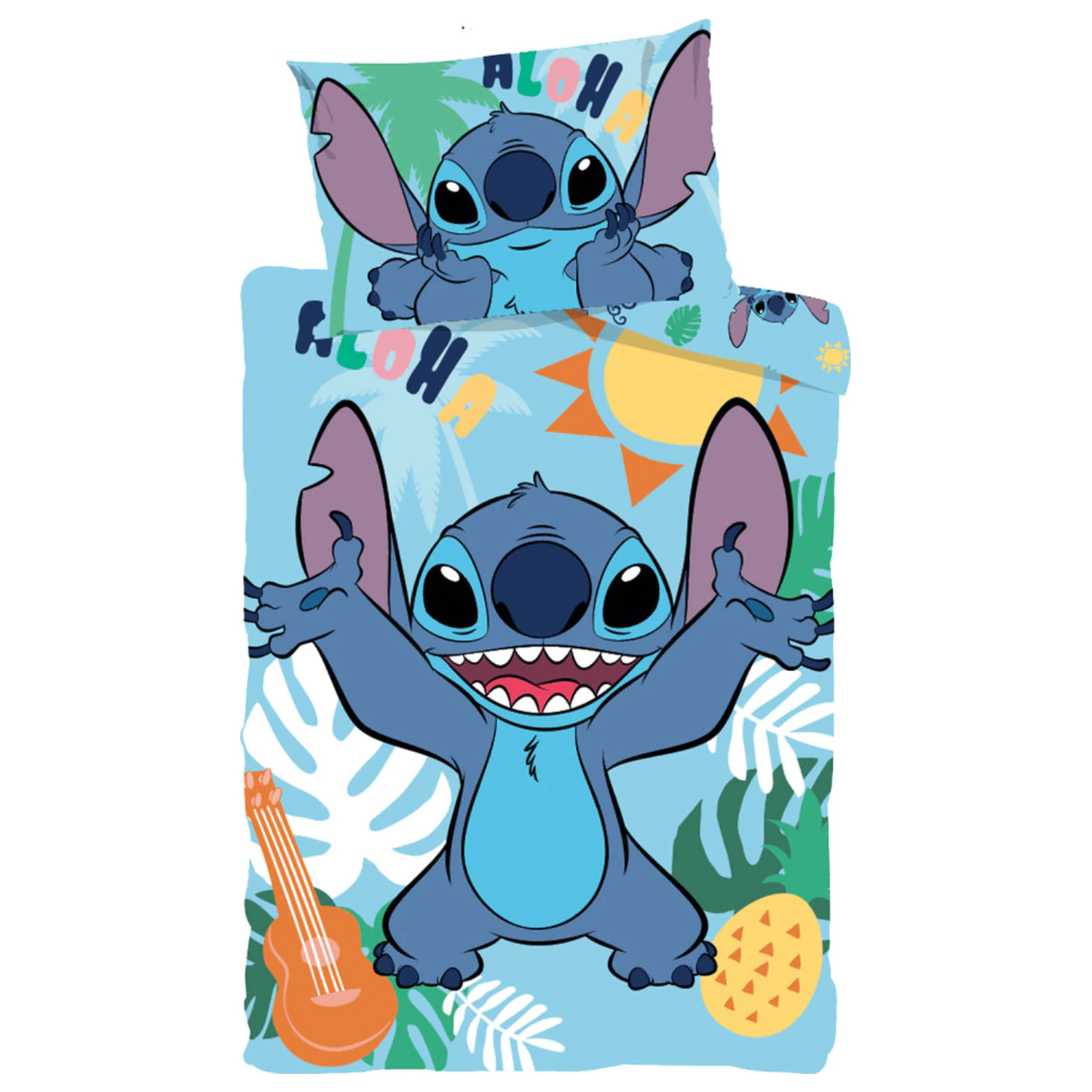 Disney Stitch Tropical Paradise otroška prevleka za odejo fotografija izdelka