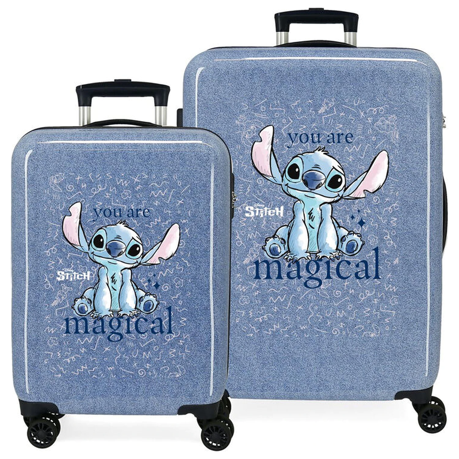 Disney Stitch You Are Magical Set 2 ABS potovalna kovčka 55-65cm fotografija izdelka