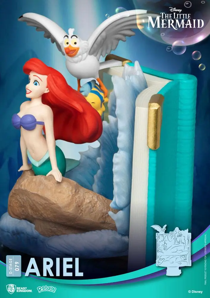 Disney Story Book Series D-Stage PVC Diorama Ariel 15 cm fotografija izdelka