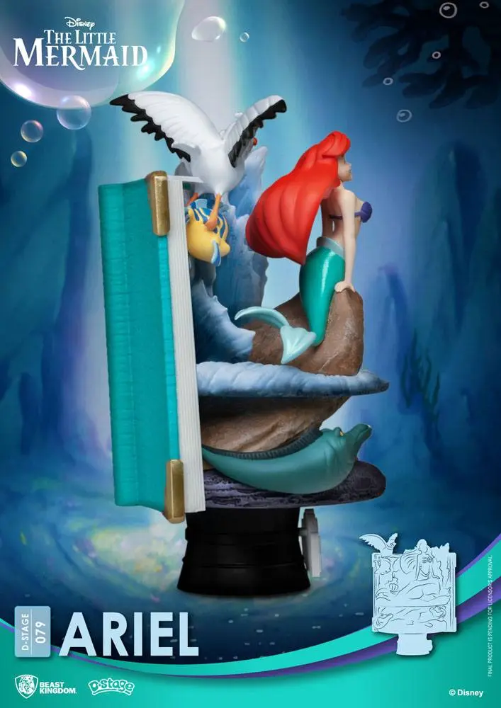 Disney Story Book Series D-Stage PVC Diorama Ariel 15 cm fotografija izdelka