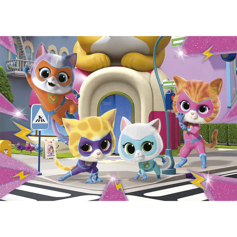 Disney SuperKitties sestavljanka 2x20 kosov fotografija izdelka