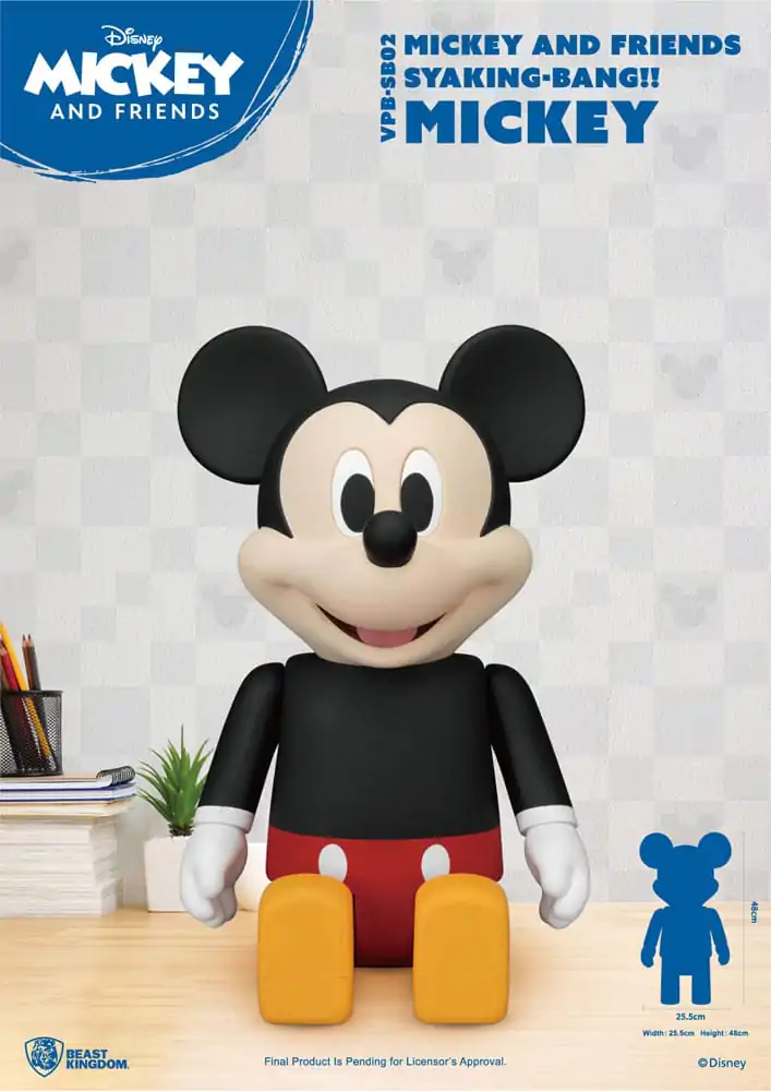 Disney Syaing Bang Vinil Banka Mickey and Friends Mickey 48 cm fotografija izdelka