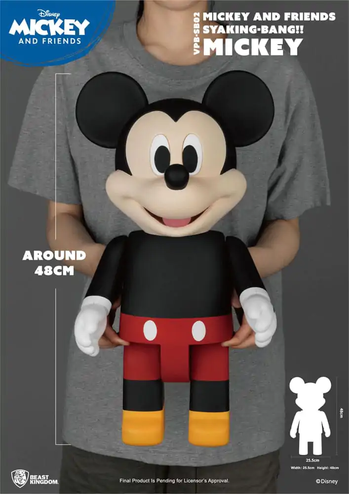 Disney Syaing Bang Vinil Banka Mickey and Friends Mickey 48 cm fotografija izdelka