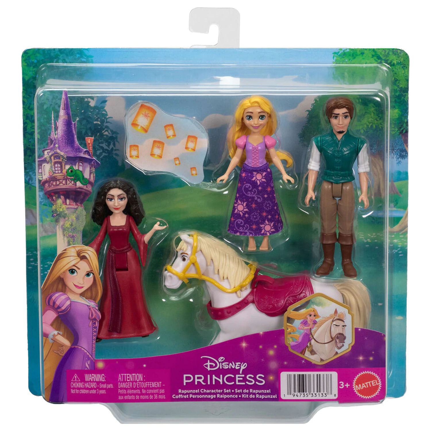 Disney Tangled Rapunzel paket 4 figuric fotografija izdelka