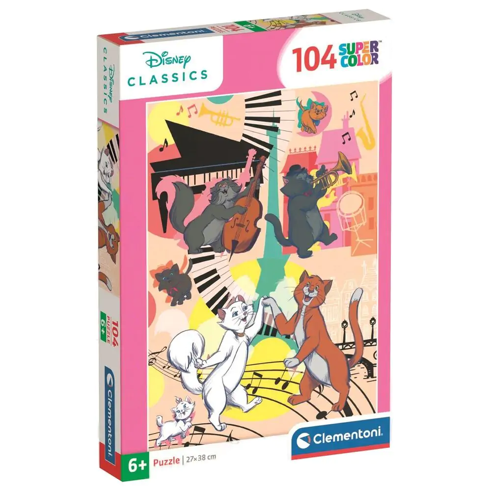 Disney The Aristocats puzzle 104 kosov fotografija izdelka