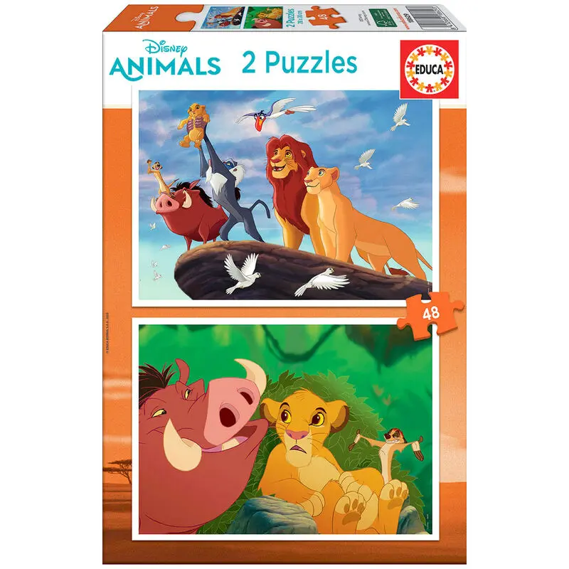 Disney Levji kralj puzzle 2x48 kosov fotografija izdelka