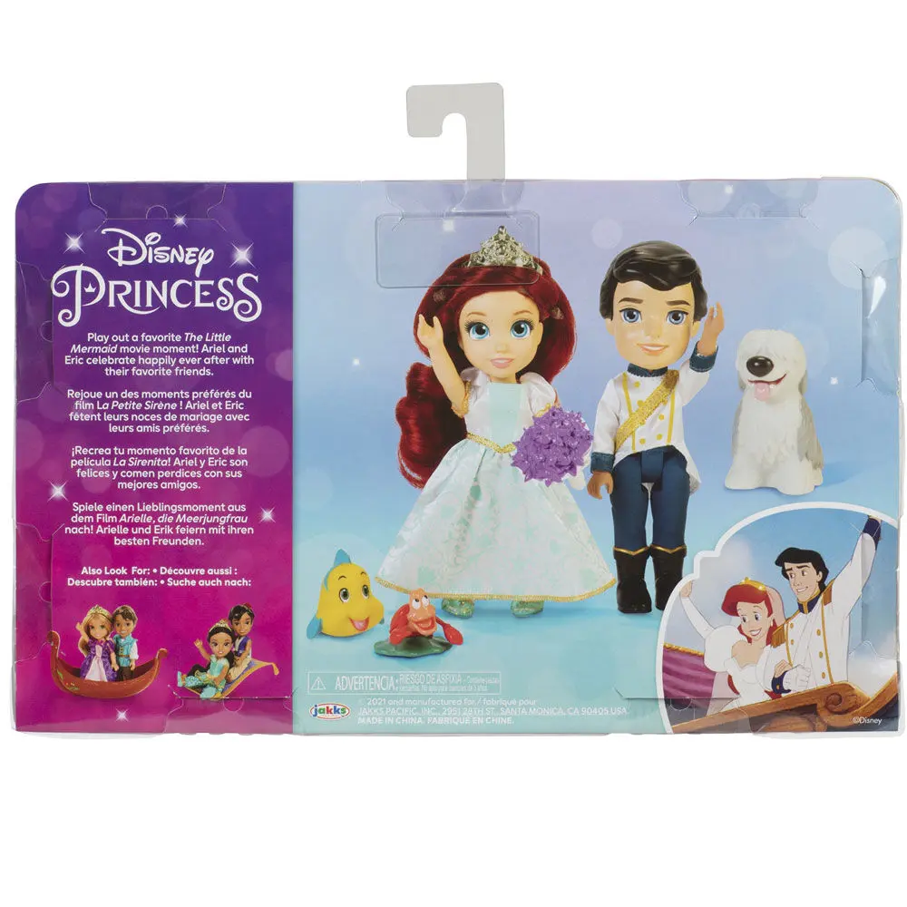 Disney The Little Mermaid Ariel + Eric lutki 15 cm fotografija izdelka