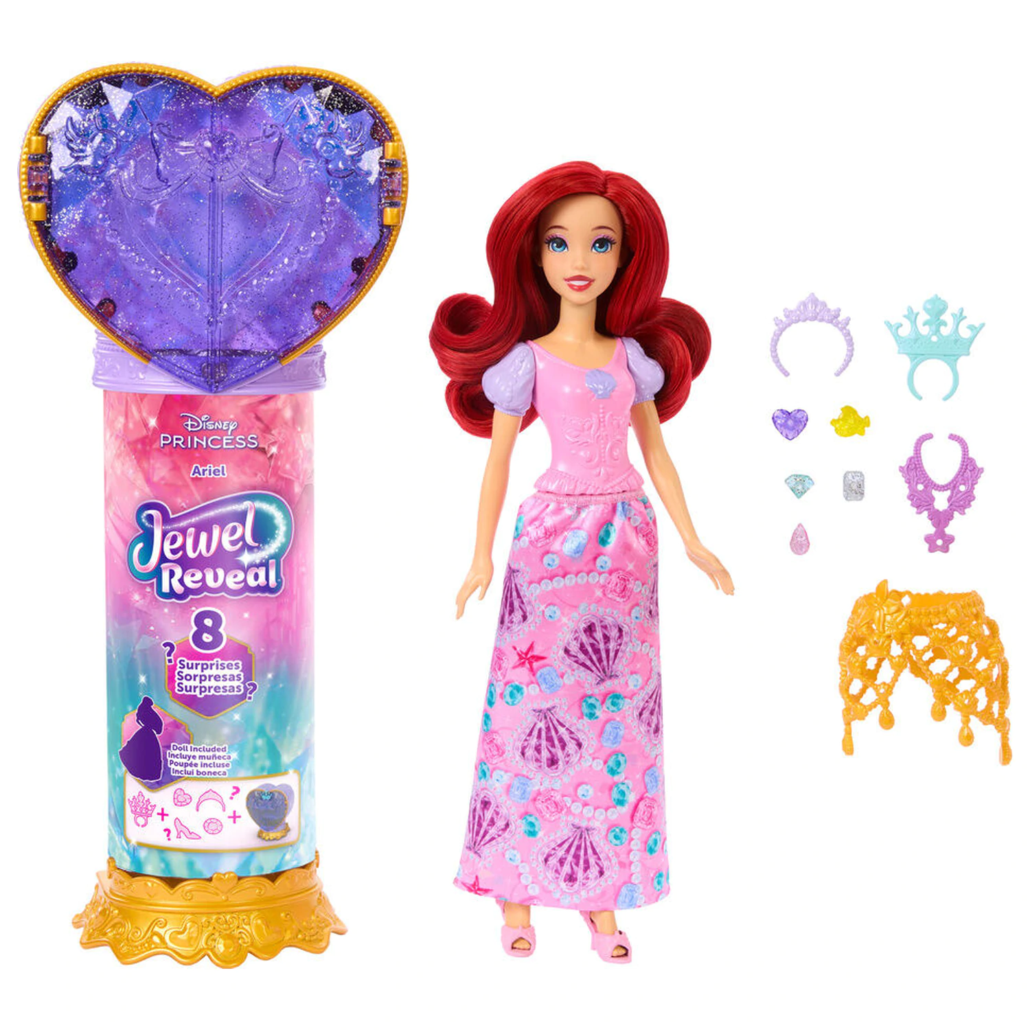 Disney The Little Mermaid Reveal Ariel punčka fotografija izdelka