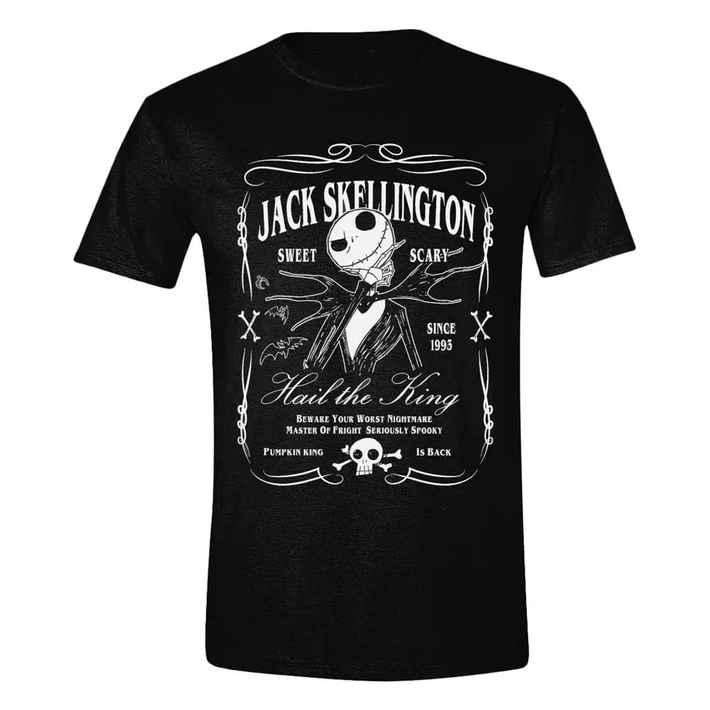 Disney The Nightmare Before Christmas Jack Skellington Label majica s kratkimi rokavi fotografija izdelka