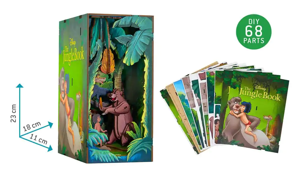 Disney Tiny Adventures Book Nook Mini diorama The Jungle Book 23 centimetrov fotografija izdelka