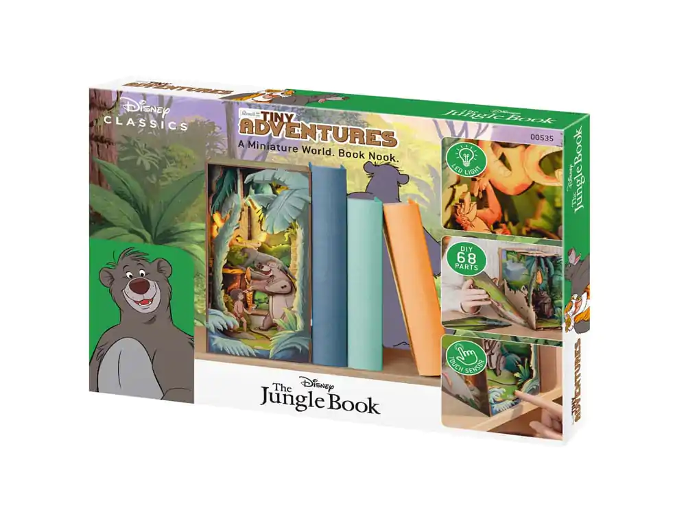 Disney Tiny Adventures Book Nook Mini diorama The Jungle Book 23 centimetrov fotografija izdelka