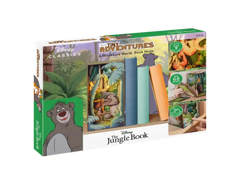 Disney Tiny Adventures Book Nook Mini diorama The Jungle Book 23 centimetrov fotografija izdelka
