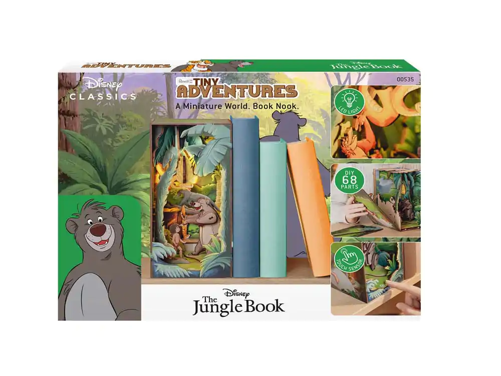 Disney Tiny Adventures Book Nook Mini diorama The Jungle Book 23 centimetrov fotografija izdelka