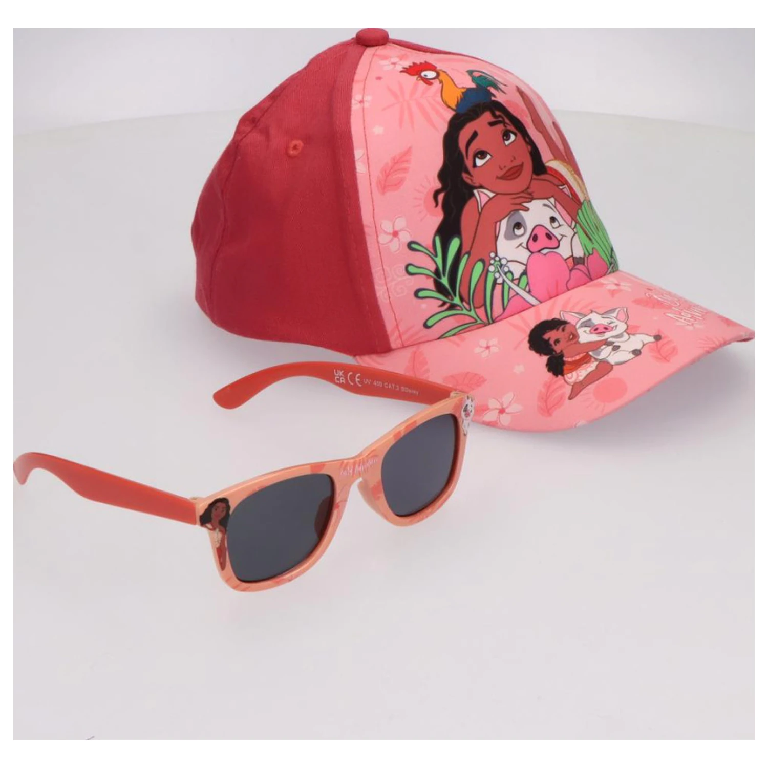 Disney Moana Bold Adventurer sončna očala in komplet baseball kape fotografija izdelka
