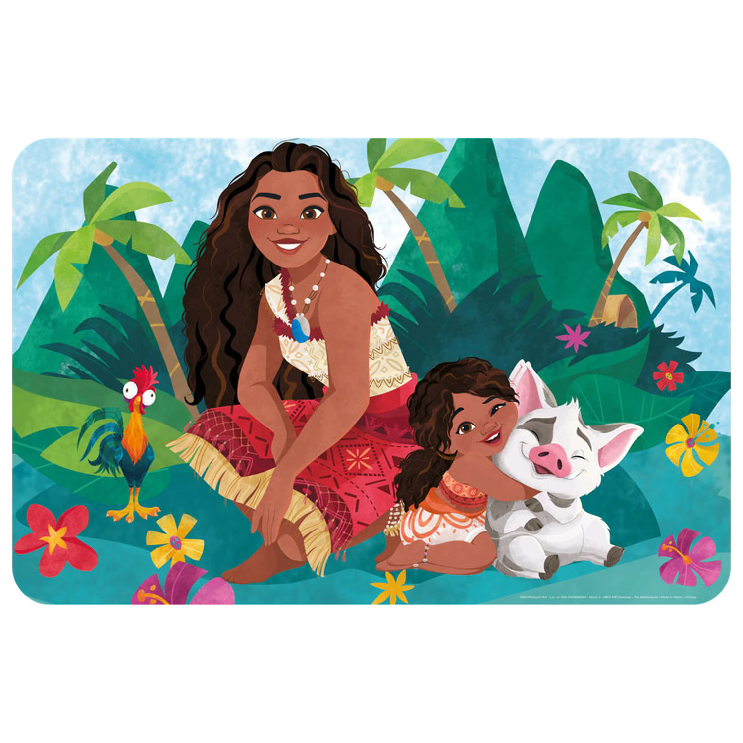Disney Moana Lagoon podloga za jedilno mizo 43x28 cm fotografija izdelka