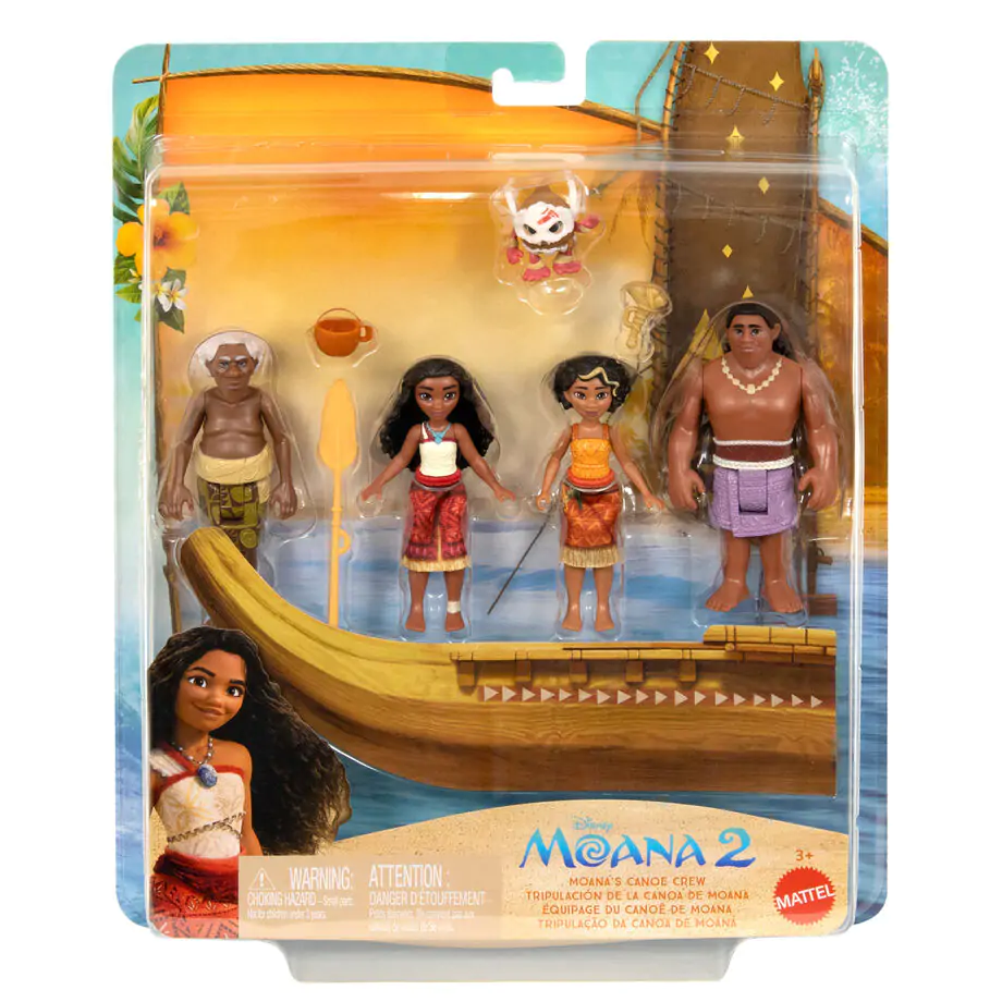 Disney Vaiana Moana 2 Moanas Canoe Crew blister figurice fotografija izdelka