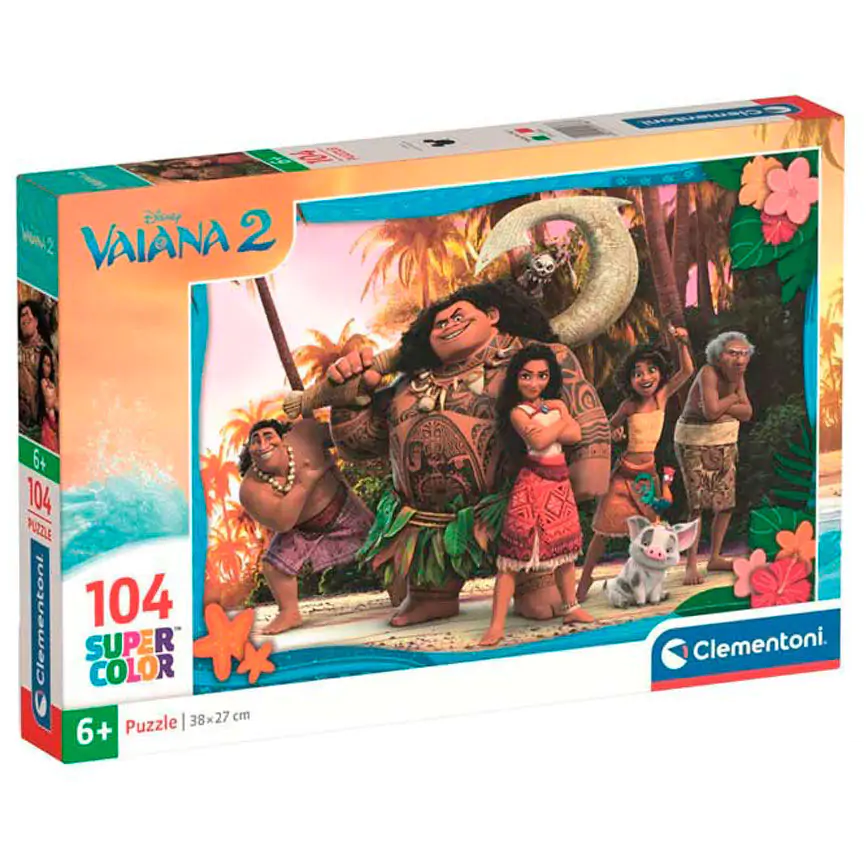 Disney Vaiana Moana 2 sestavljanki 104 kosi fotografija izdelka